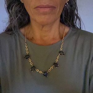 J Crew black necklace